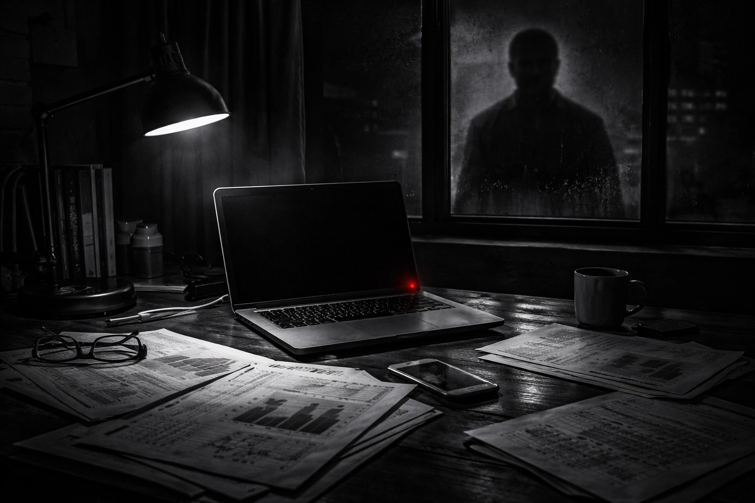 Employee working remotely on laptop representing new corporate security risks in 2022