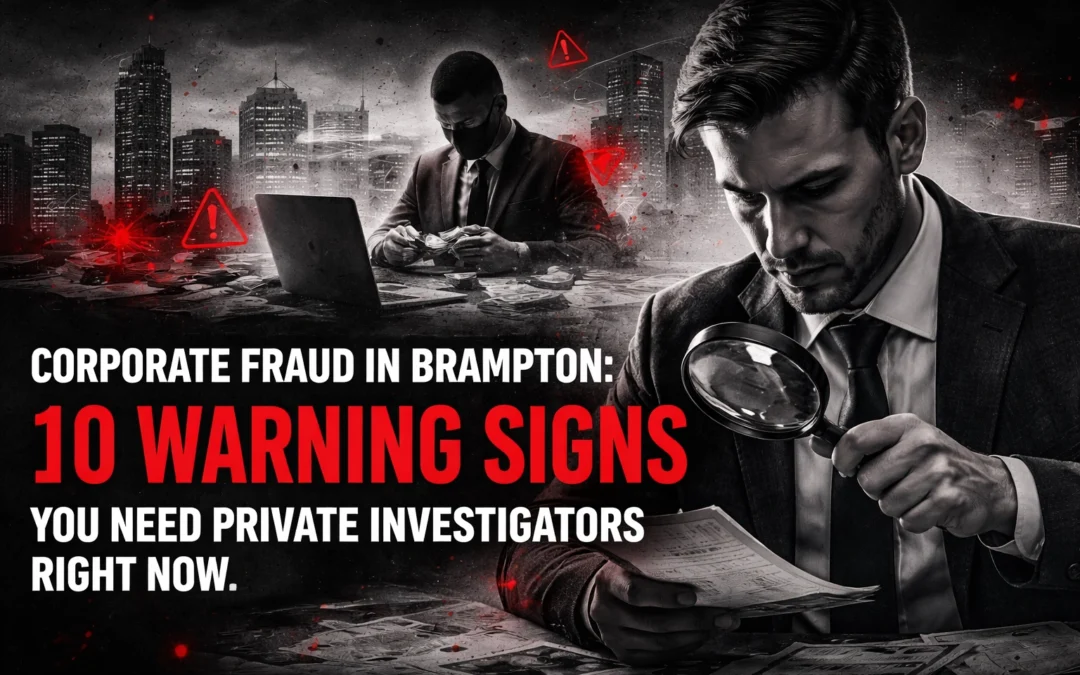 Corporate Fraud in Brampton: 10 Warning Signs You Need Private Investigators Right Now