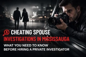 cheating spouse investigations mississauga