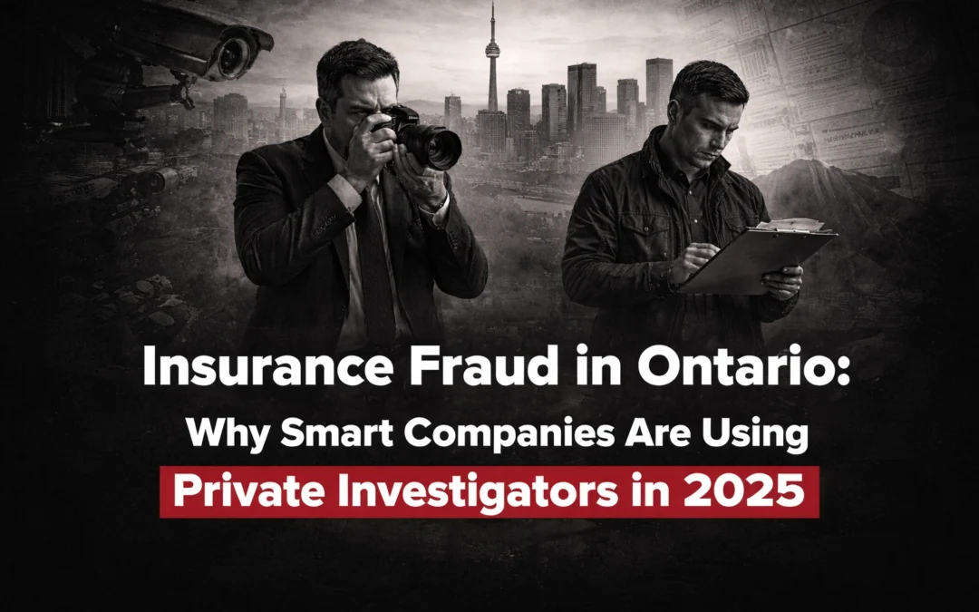 Insurance Fraud in Ontario: Why Smart Companies Are Using Private Investigators in 2025