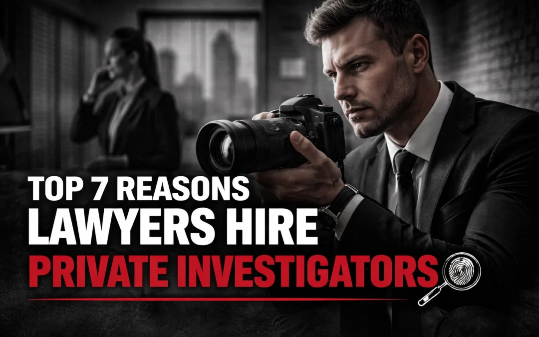 Top 7 reasons lawyers hire private investigators